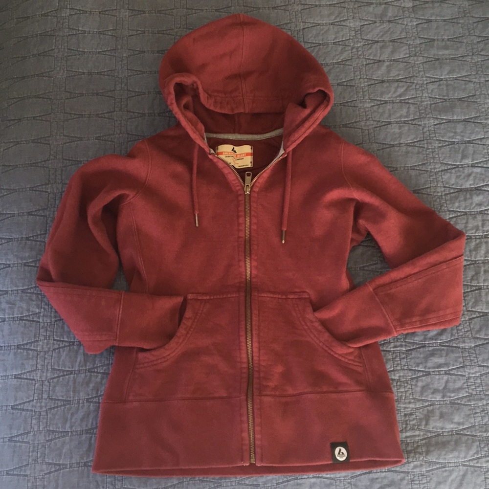 American Giant “Classic Full Zip” Hoodie- Oxblood